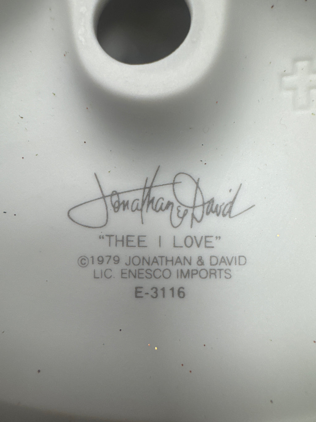 "Thee I Love" Precious Moments Figurine