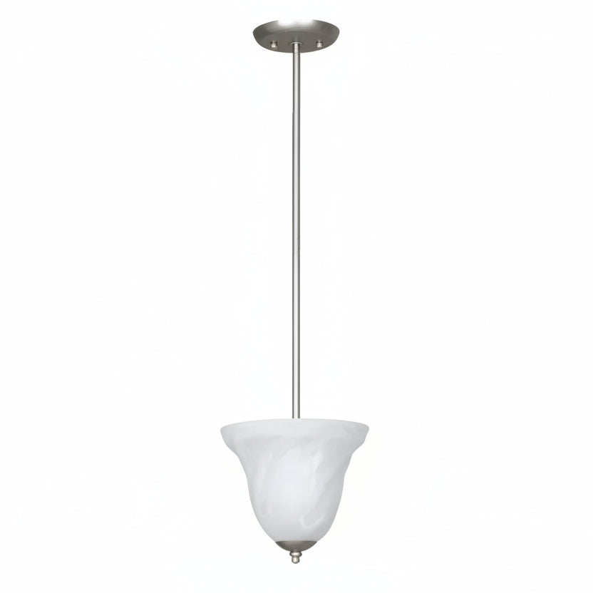 Sunset Lighting Pendant Light with Alabaster Glass (F1050-53)