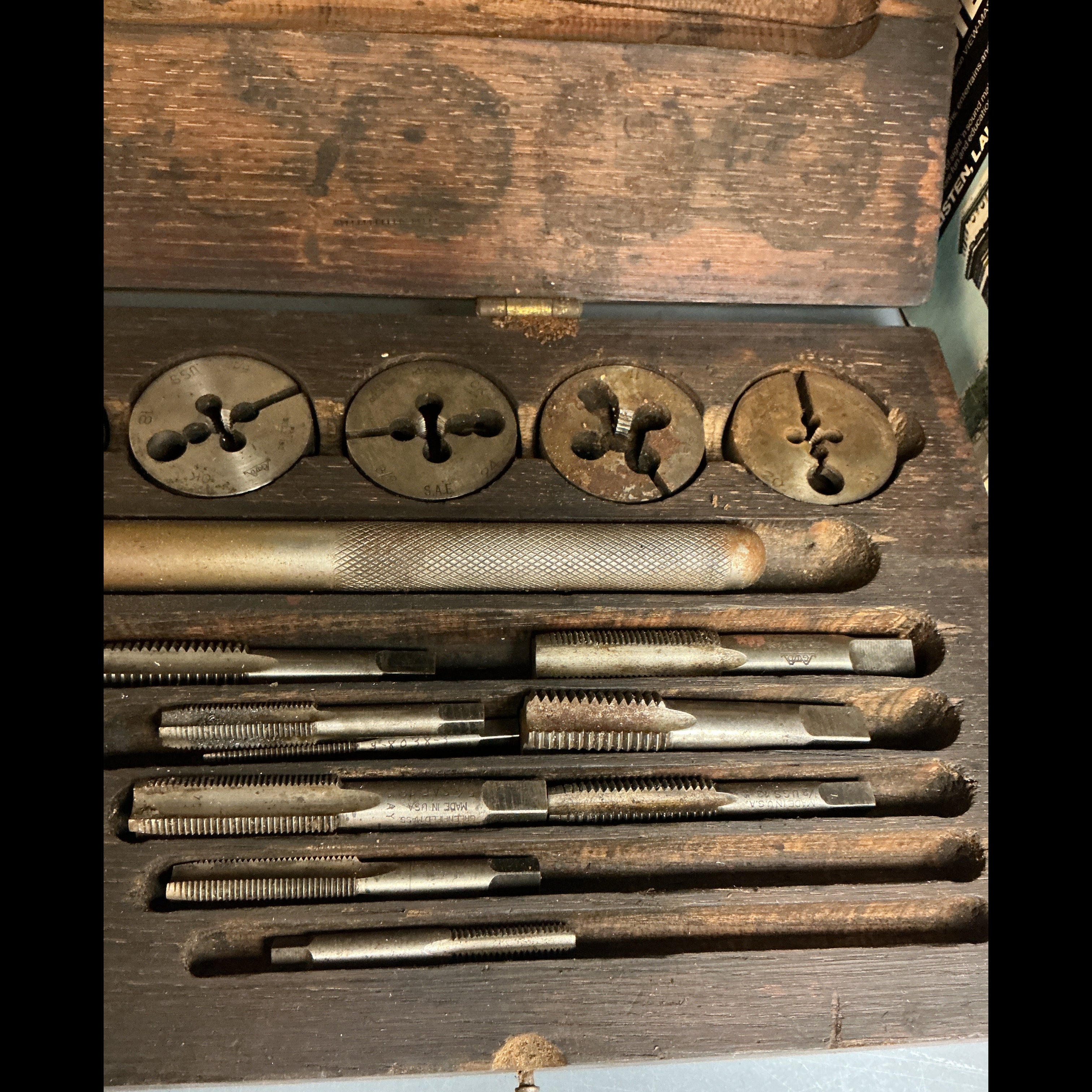 Vintage Greenfield Tap and Die Set