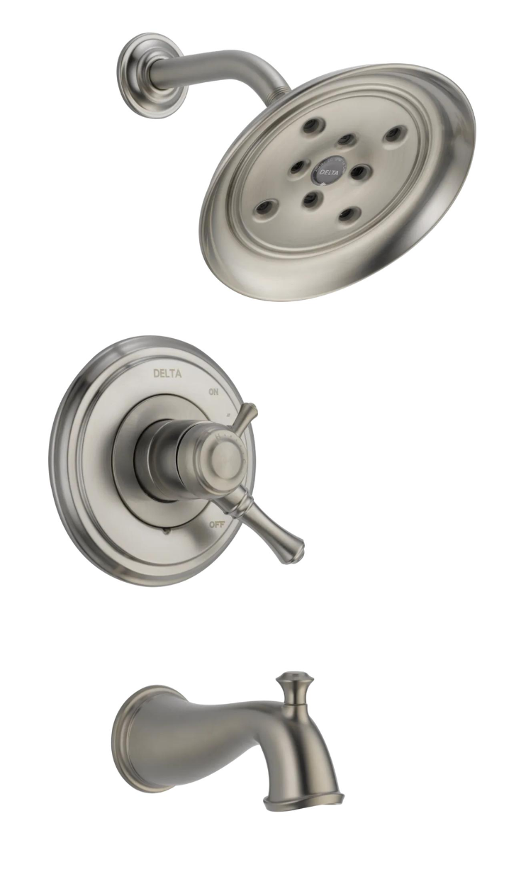 Delta Monitor 17 Series H20kinetic Tub & Shower Trim (T17497-SS)