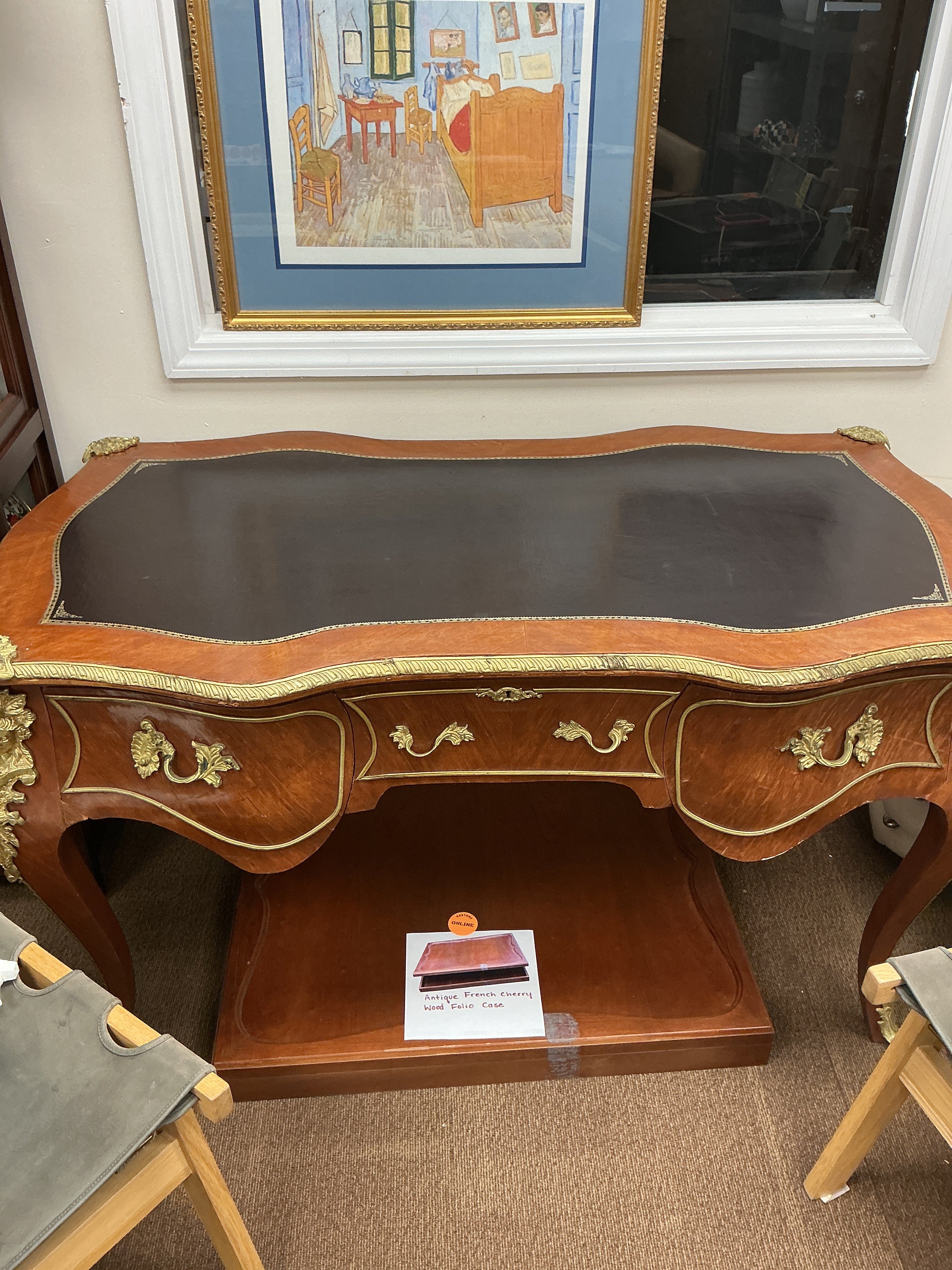 Louis xv style writing desk