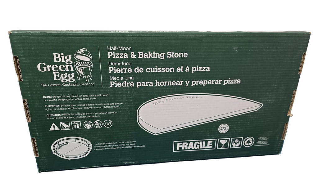 Big Green Egg Half Moon ConvEGGtor for 2XLarge Eggs (120960)