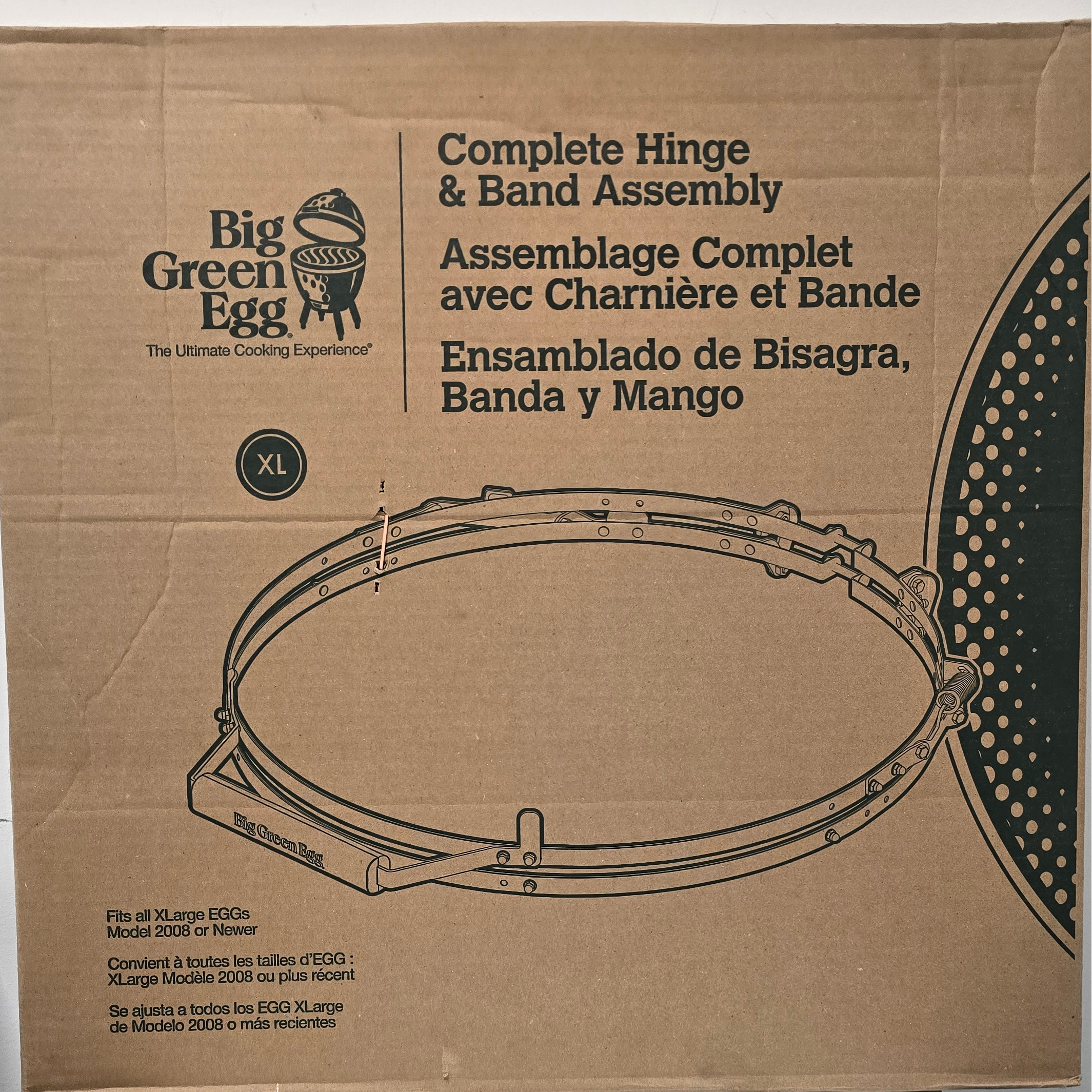 Big Green Egg Complete Hinge & Band Assembly X-Large 117908