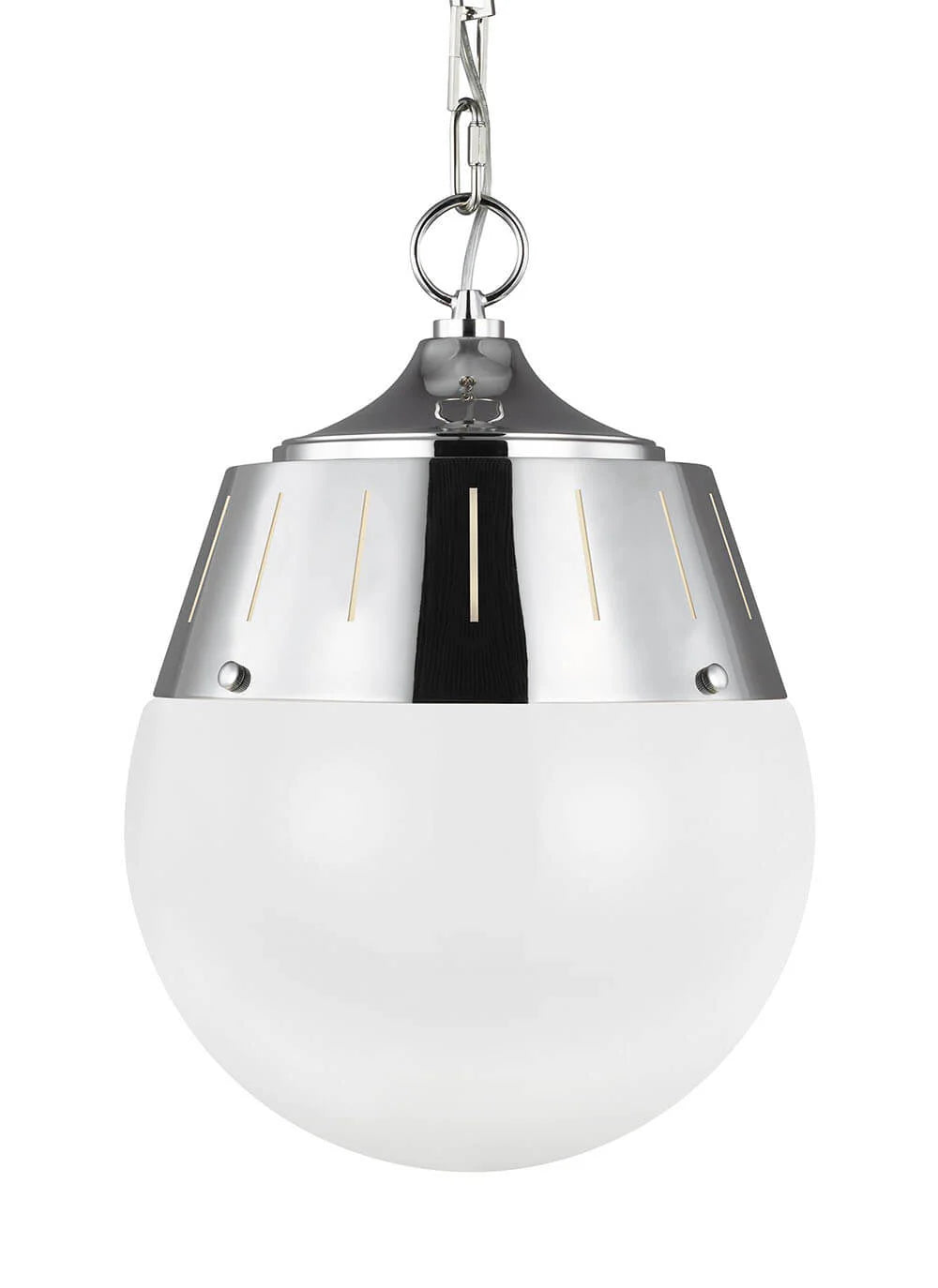 Pendent Light in Polished Nickel by Visual Comfort Studio