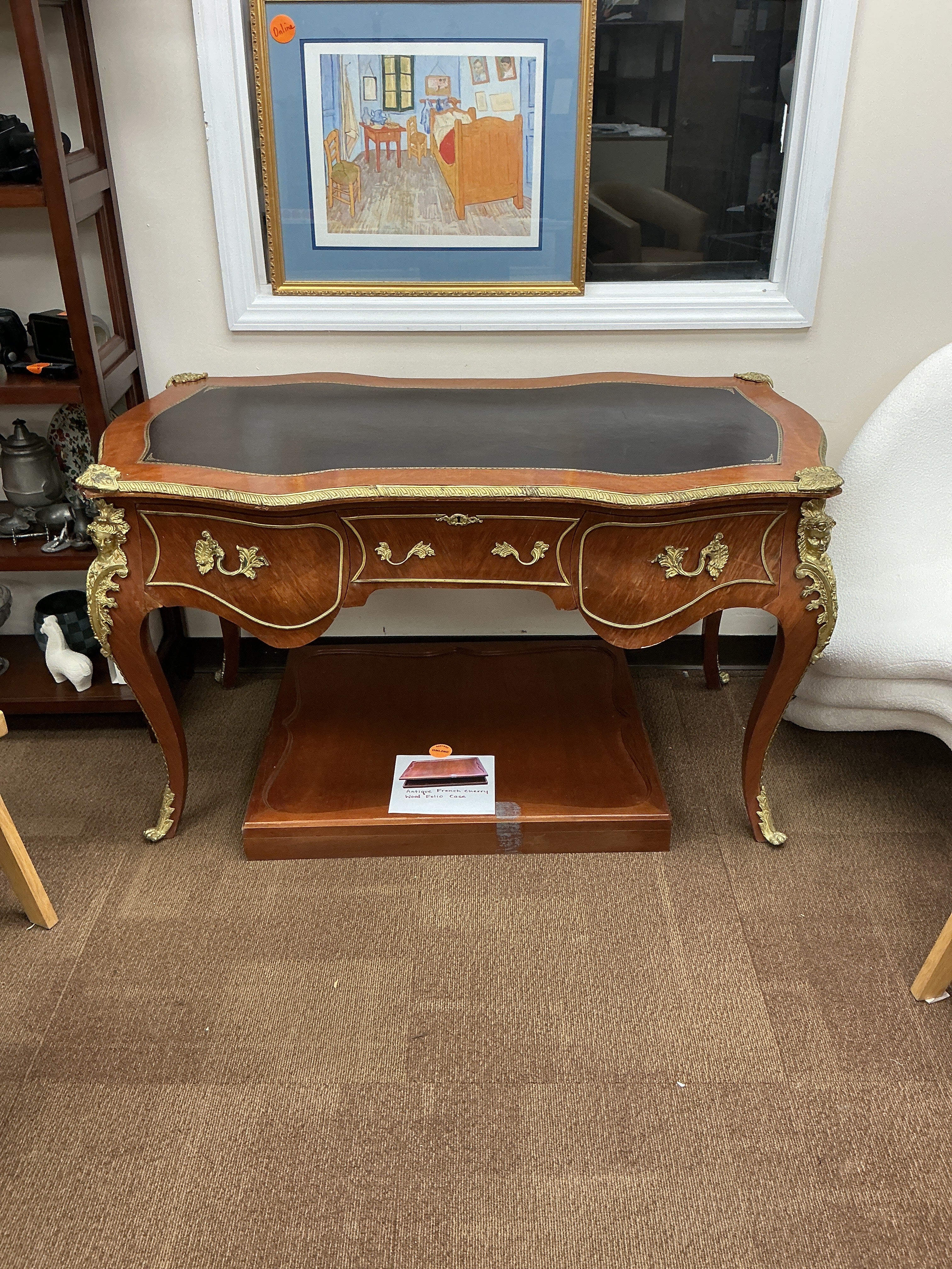 Louis xv style writing desk