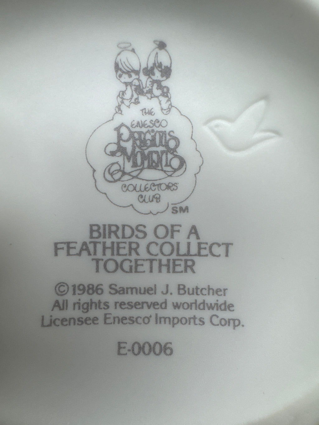 "Birds of a Feather Collect Together" Precious Moments Figurine