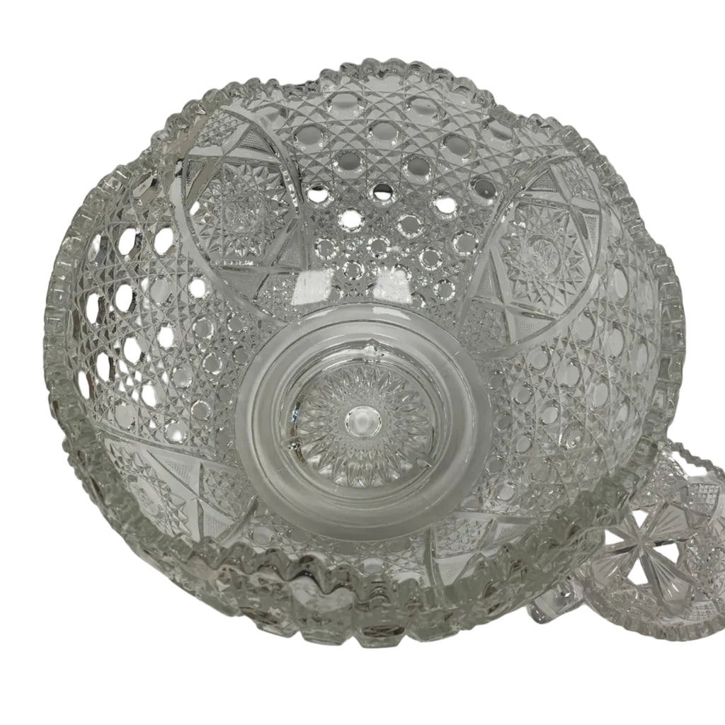 Crystal Punch Bowl Set