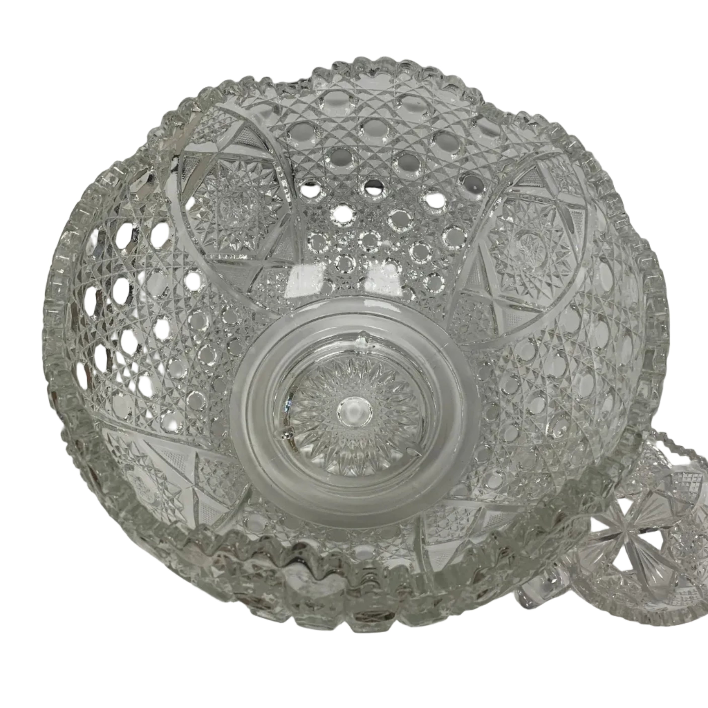 Crystal Punch Bowl Set