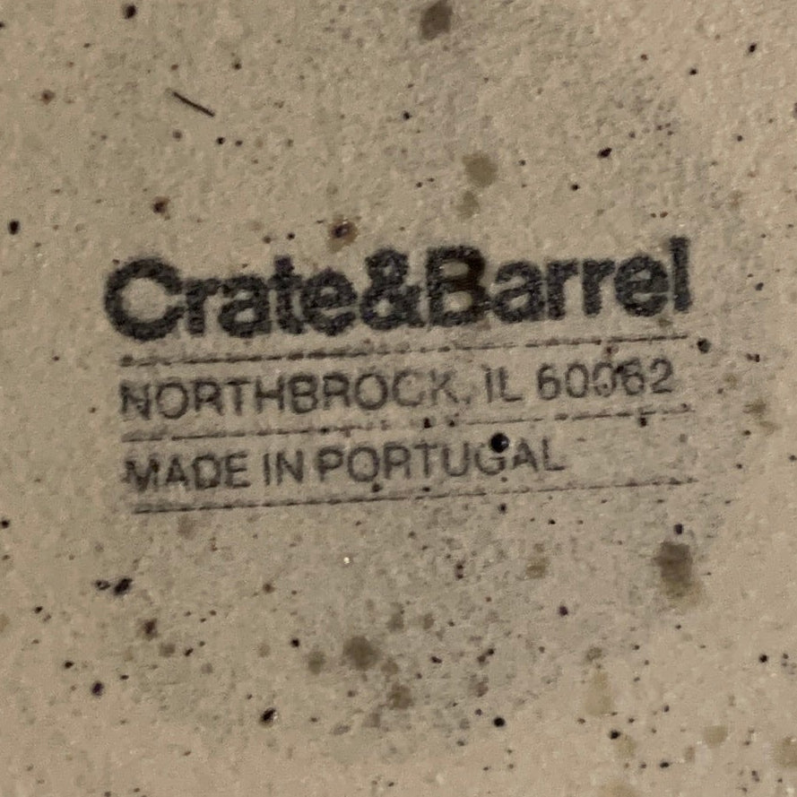 Speckled Ceramic Vase by Crate&Barrel