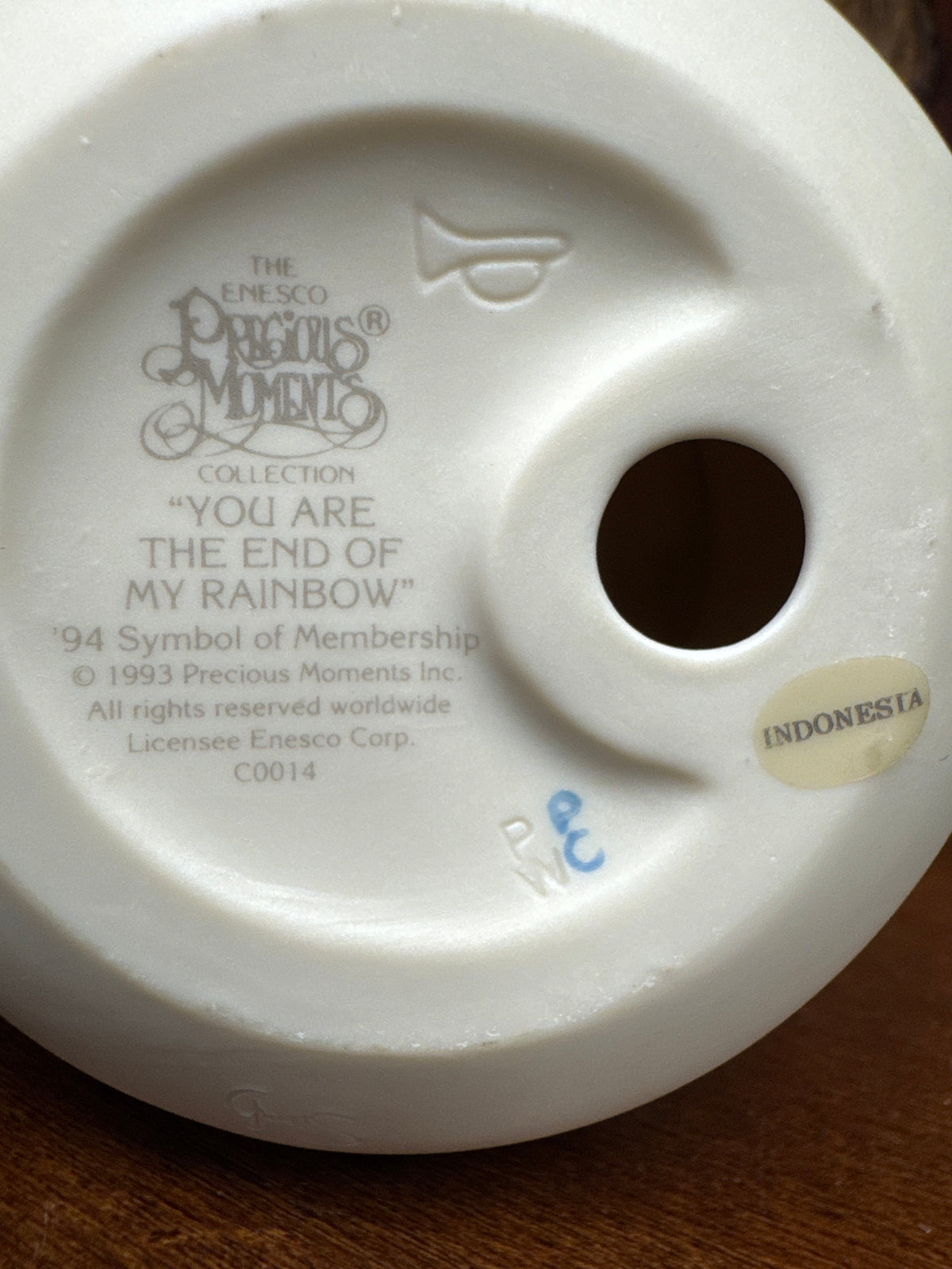 "You are the End of My Rainbow" Precious Moments Figurine
