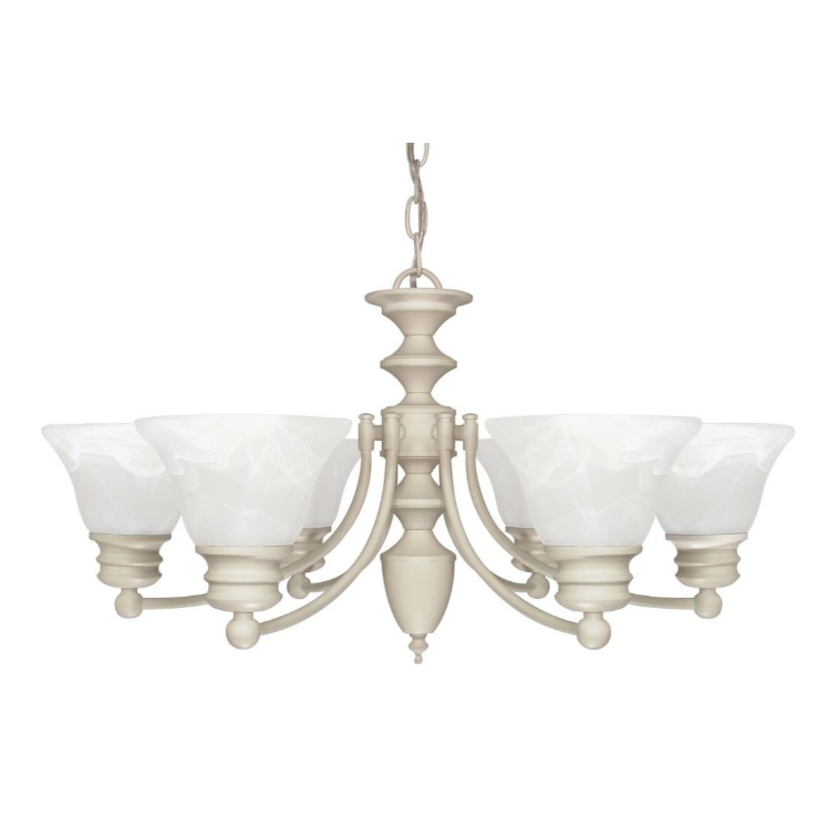 NUVO Empire Six Light Chandelier (60-359)