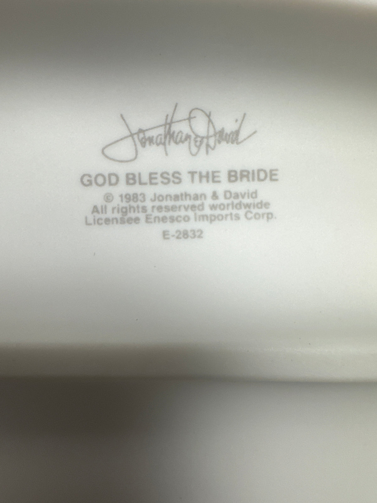 "God Bless the Bride" Precious Moments Figurine