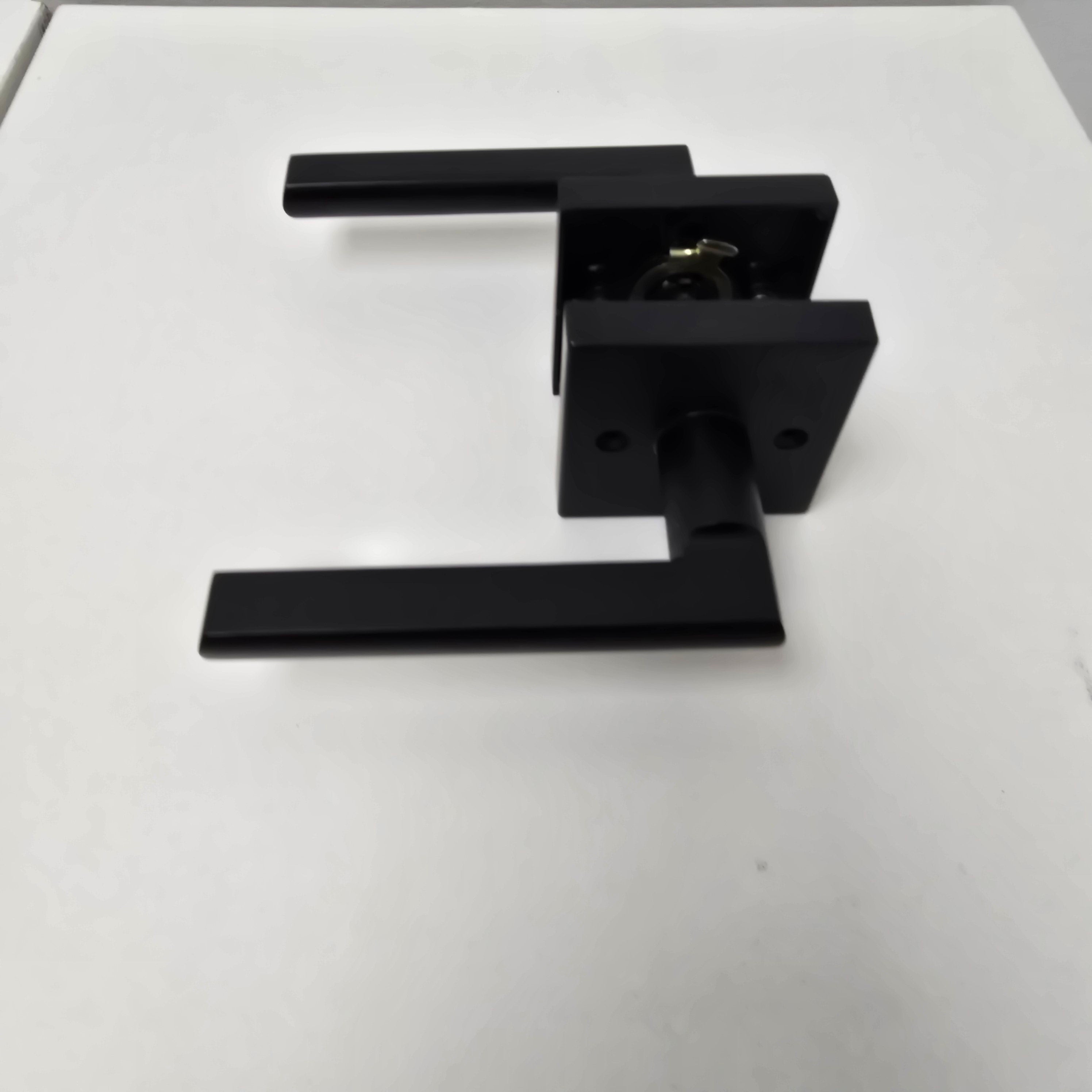 Hosom Passage non locking Door Lever 6 pack  Matte Black (x003q30ln5)