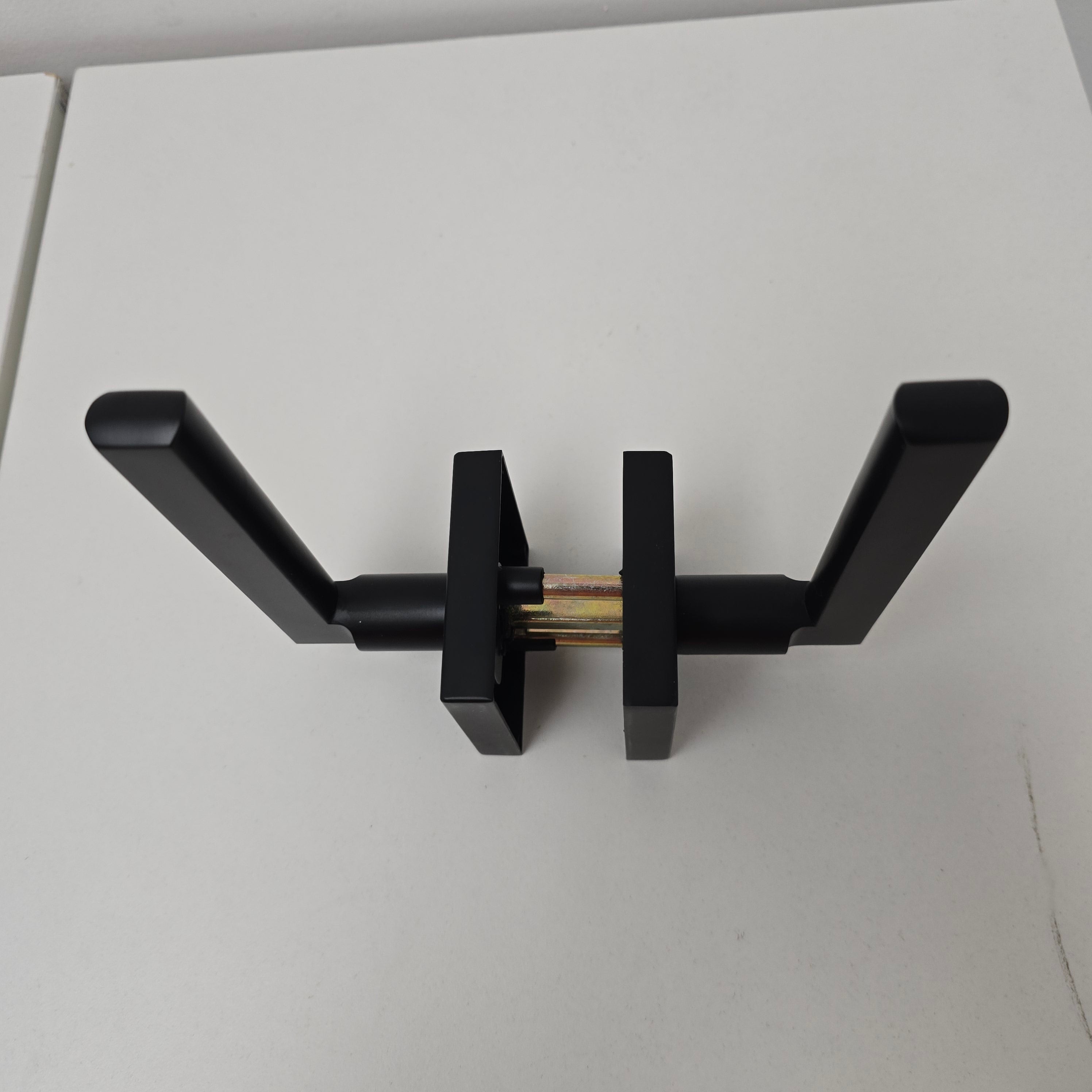 Hosom Passage non locking Door Lever 6 pack  Matte Black (x003q30ln5)