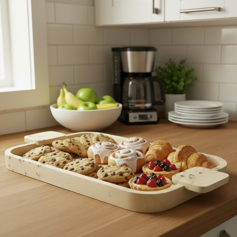 Uma Burl Wood Tray