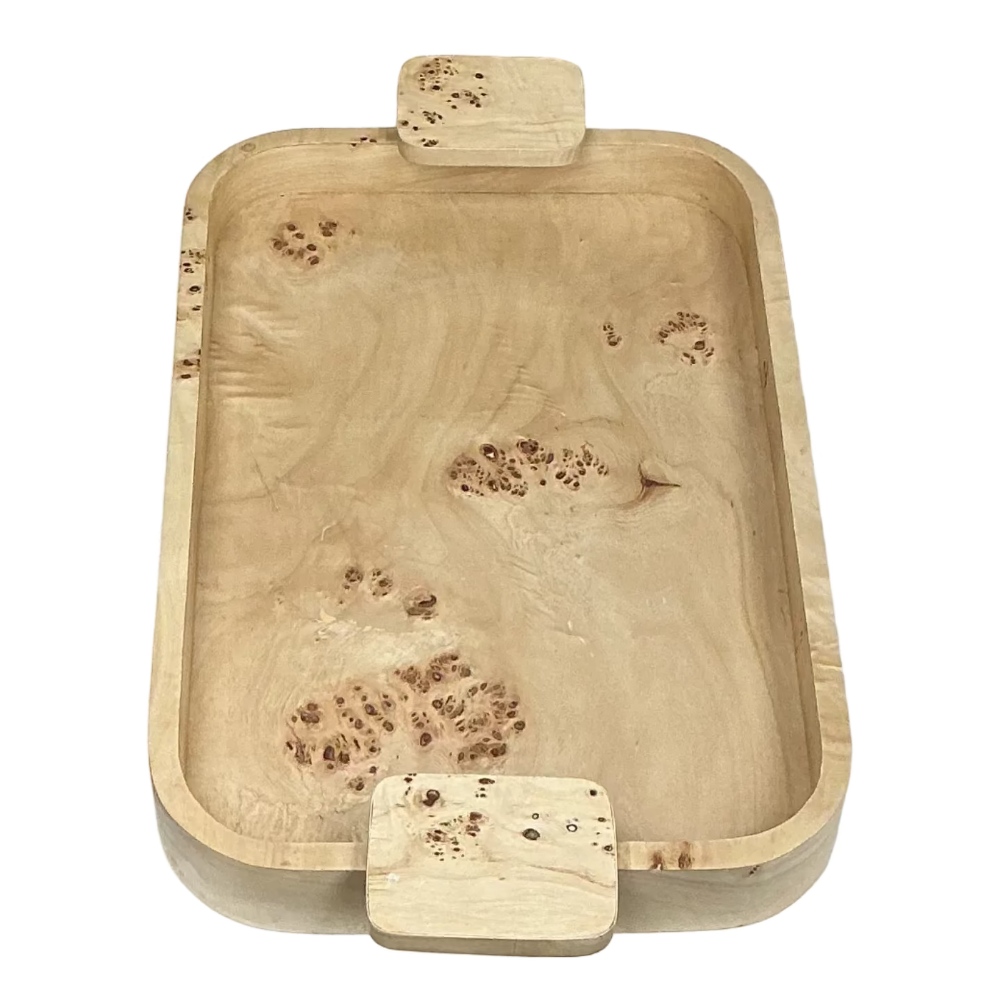 Uma Burl Wood Tray