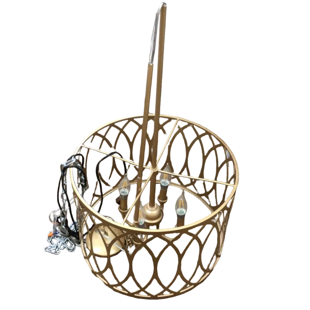 Gold Finished Chandelier