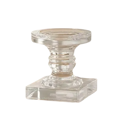 Glass Pillar Holder