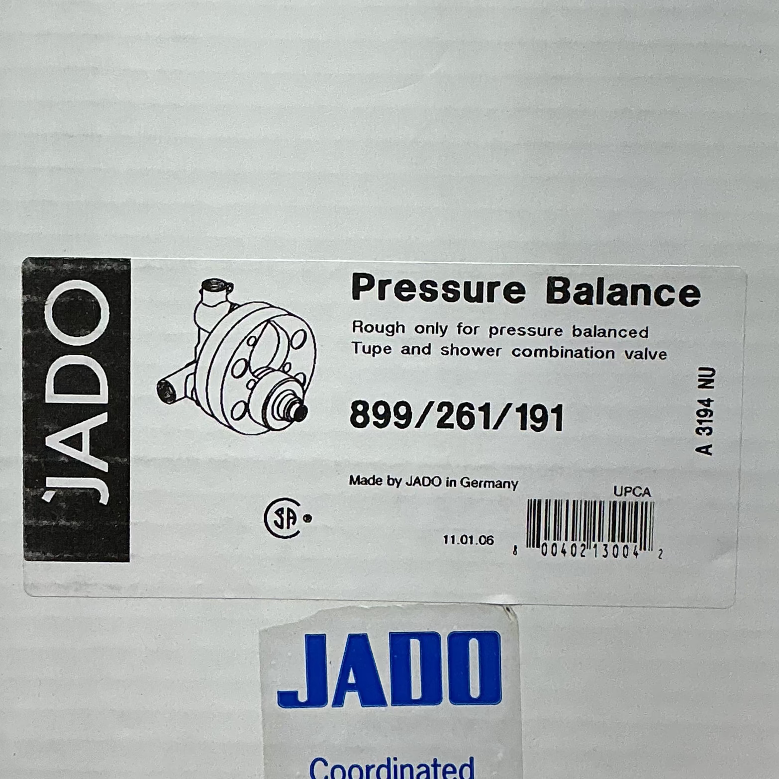 Jado Pressure Balance Part (899/261/191)