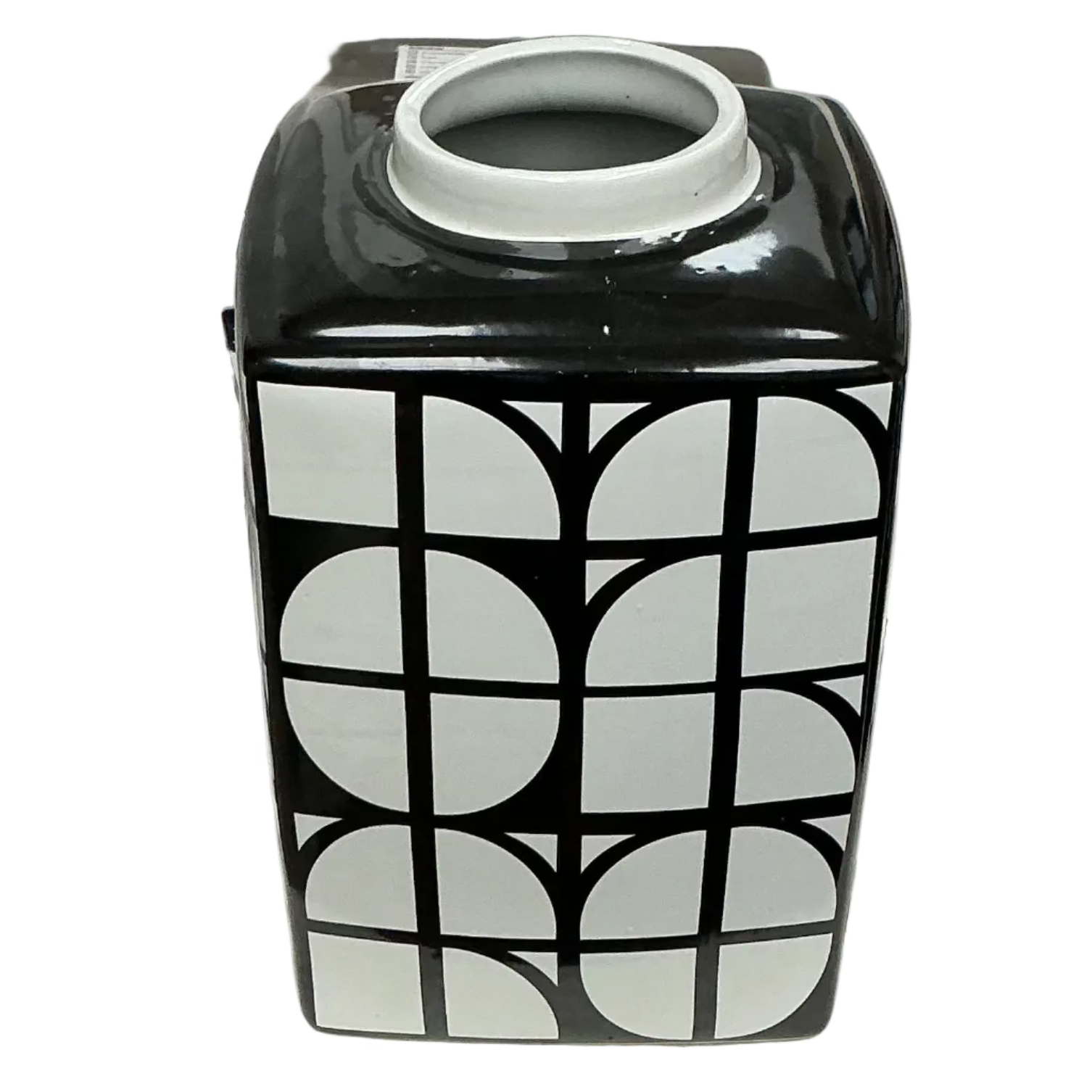 Heritage Farm and Garden - Decorative Geometric Jar with Lid