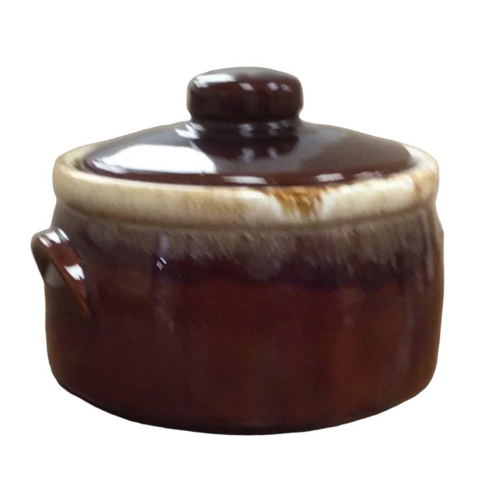 Vintage McCoy Ceramic Bean Pot