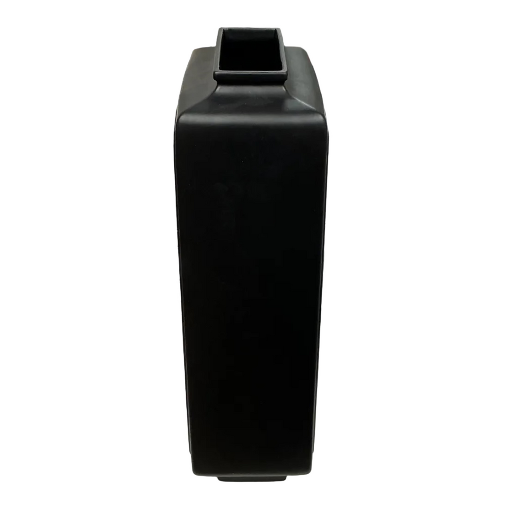 Heritage Farm and Garden - Tall Chinoiserie Jar with Lid - Black