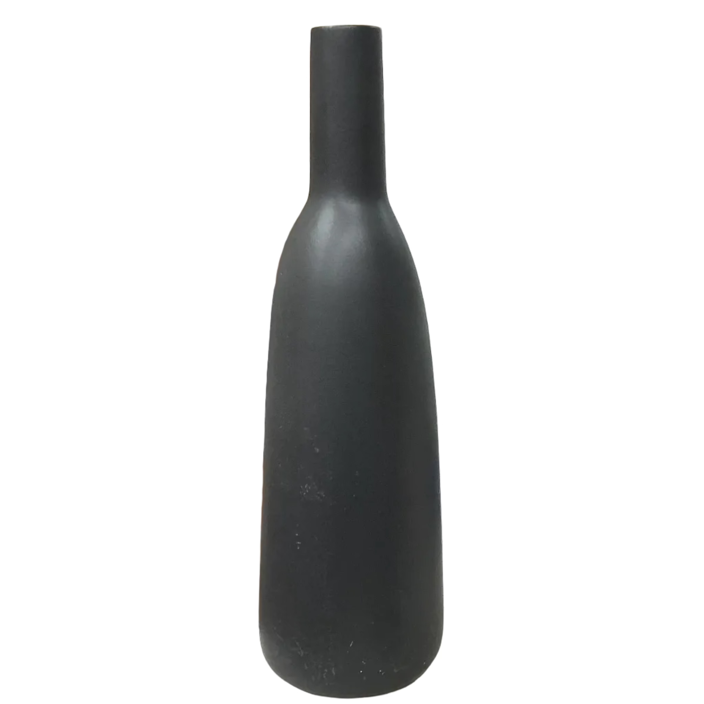 Gharyan's Tall Fluted Vase - Black