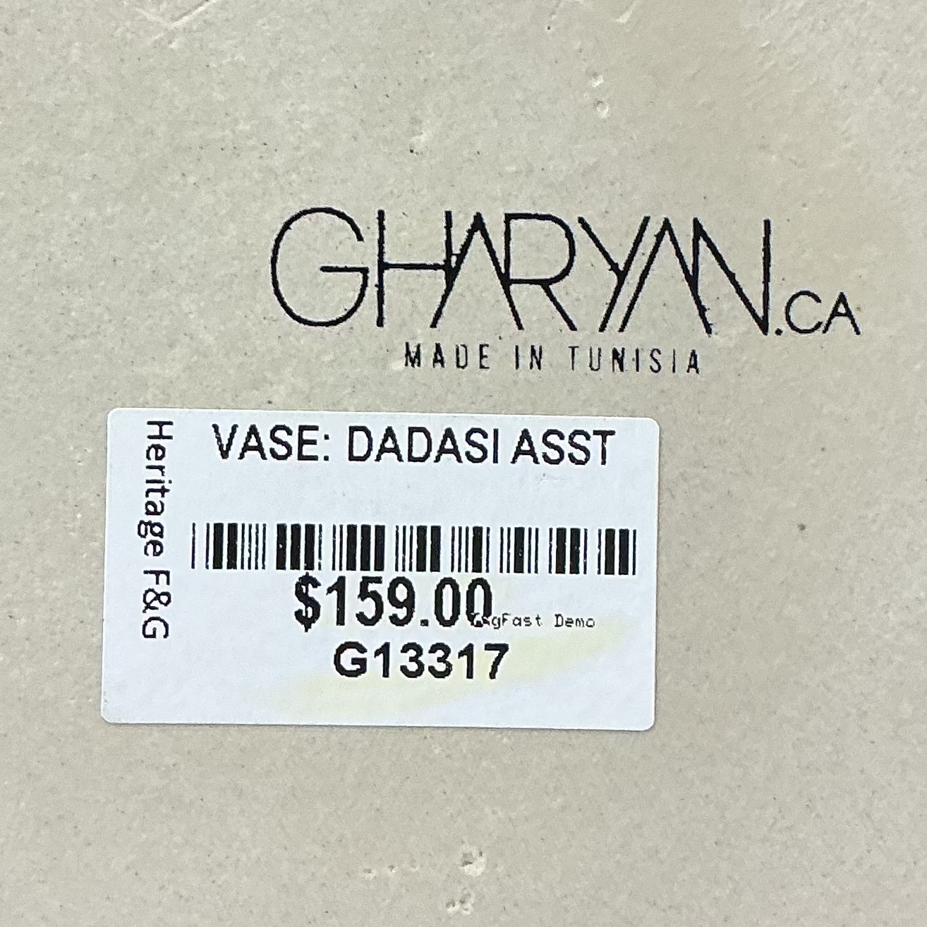 Gharyan's Tall Fluted Vase - Black