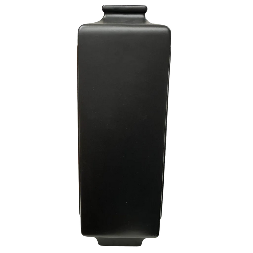 Heritage Farm and Garden - Square Chinoiserie Jar - Black