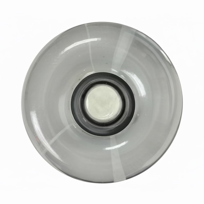 Heritage Farm and Garden - Large Oval Glass Vessel - Smoke