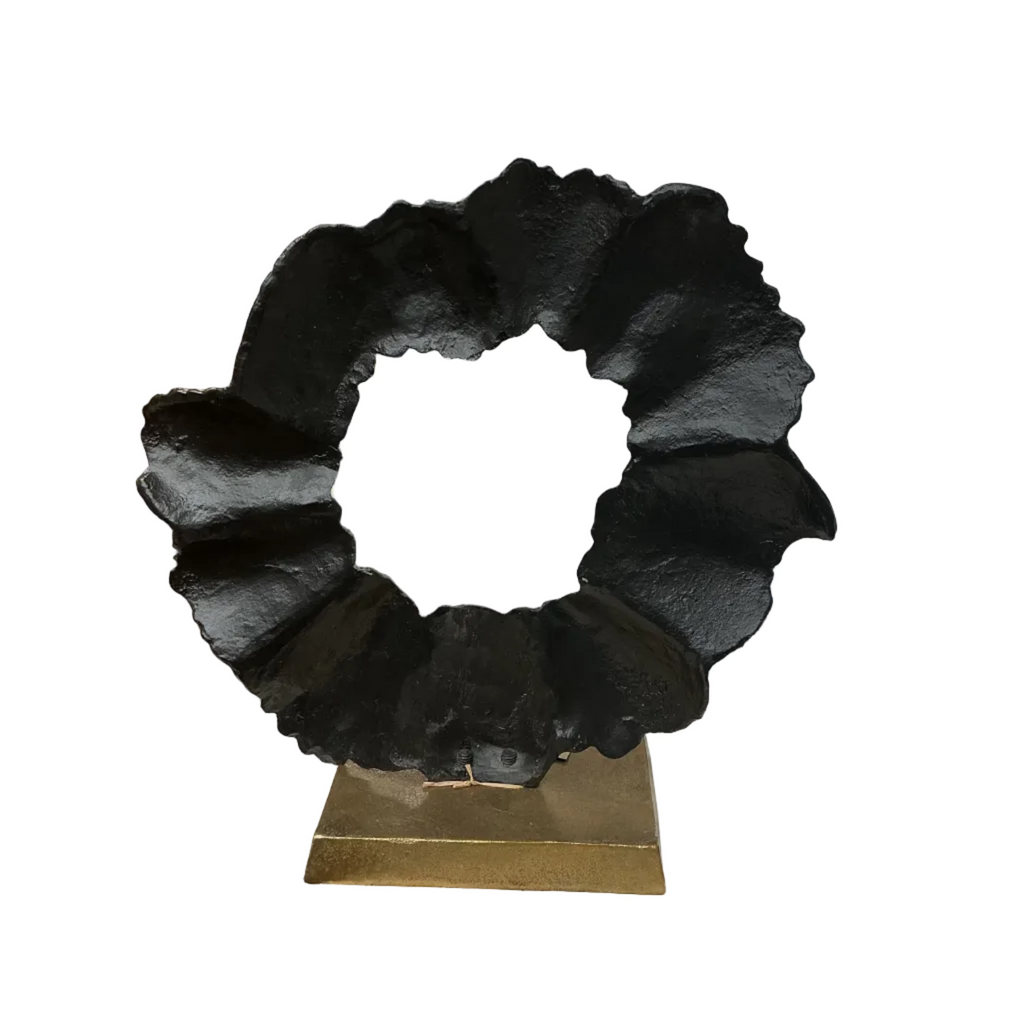 Heritage Farm and Garden - Ring Sculpture in Acadia Black