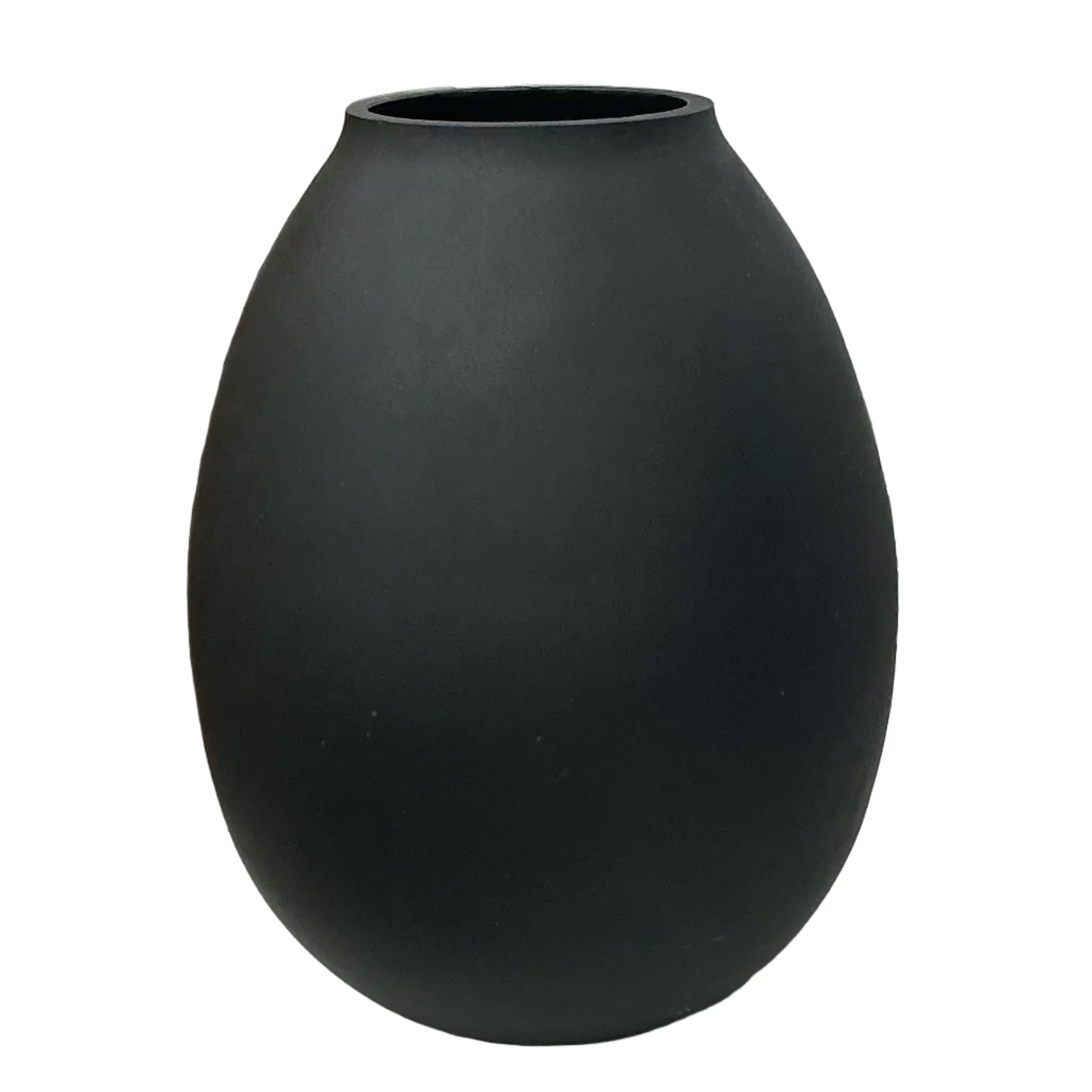 Heritage Farm and Garden Large Tear Drop Vase - Matte Black