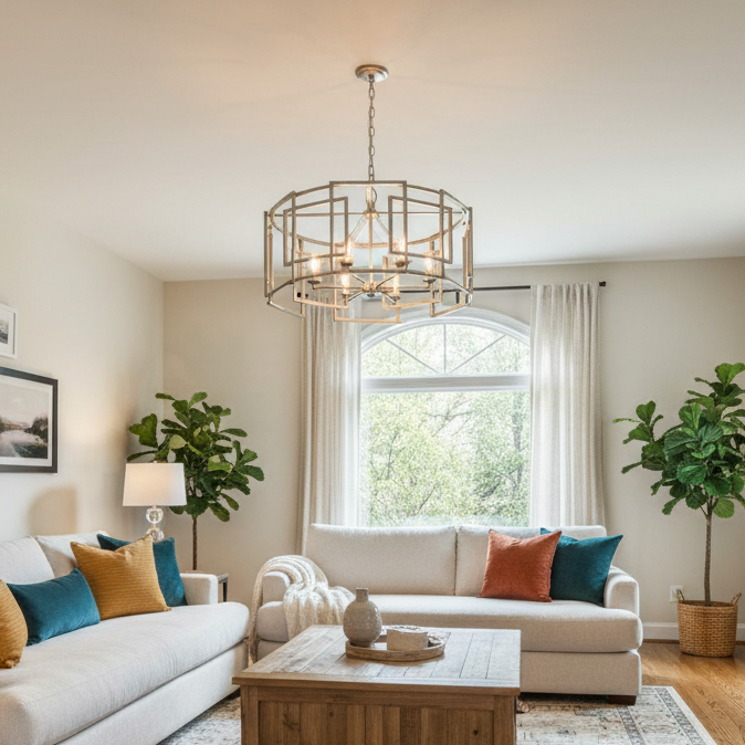 Motif Drum Chandelier