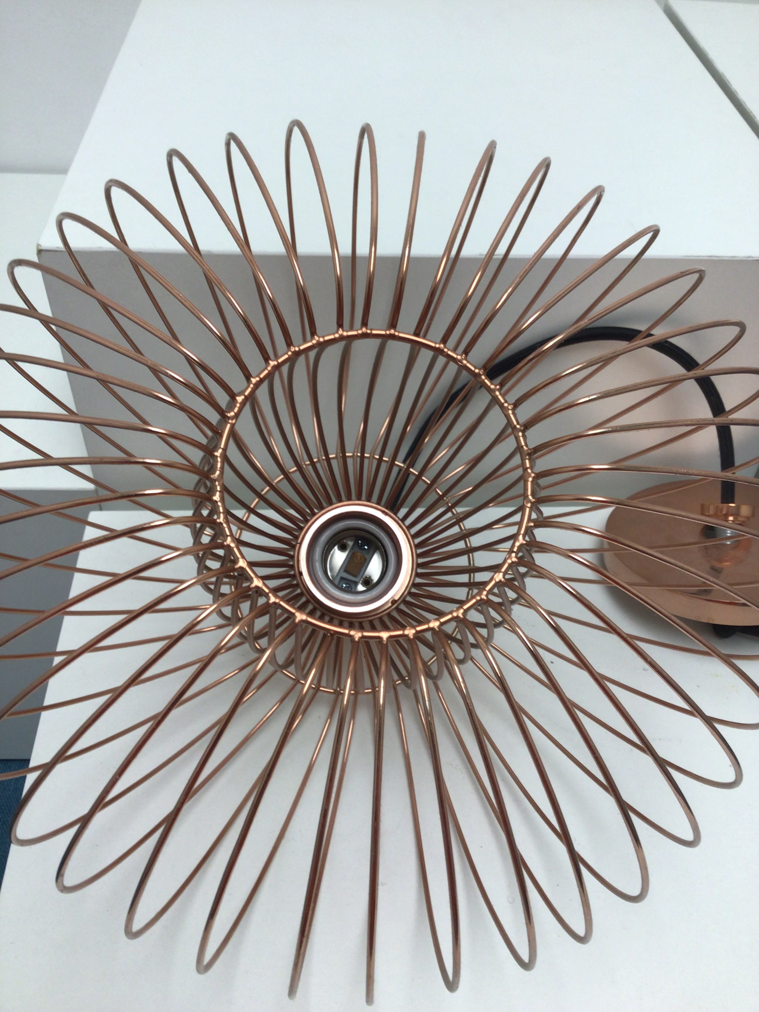 Mitzi jasmine Polished Copper-Pendant Light
