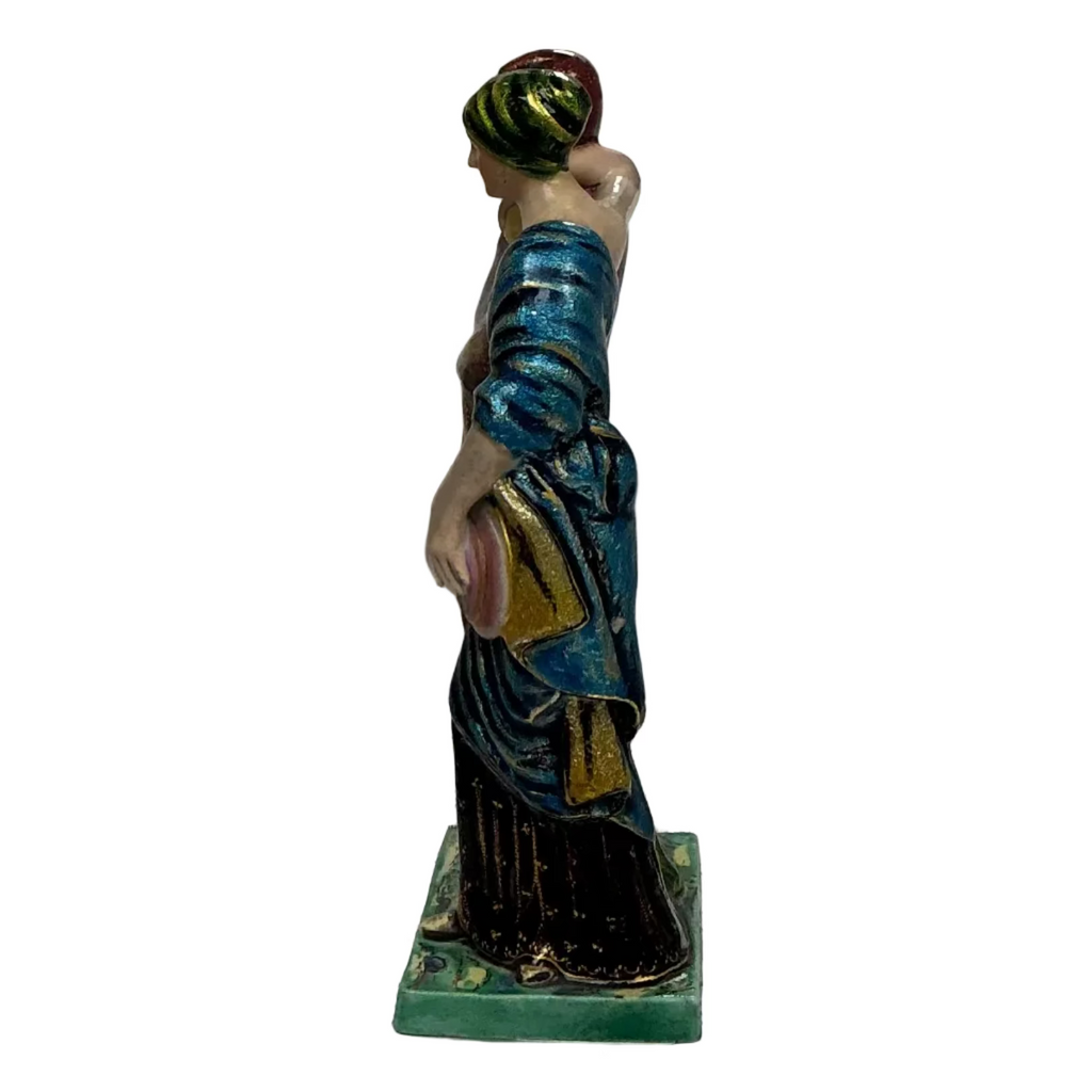 Antique Two Women Figurine