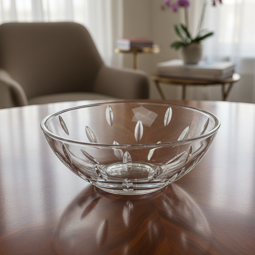 24% BLOCK Full Lead Crystal Bowl