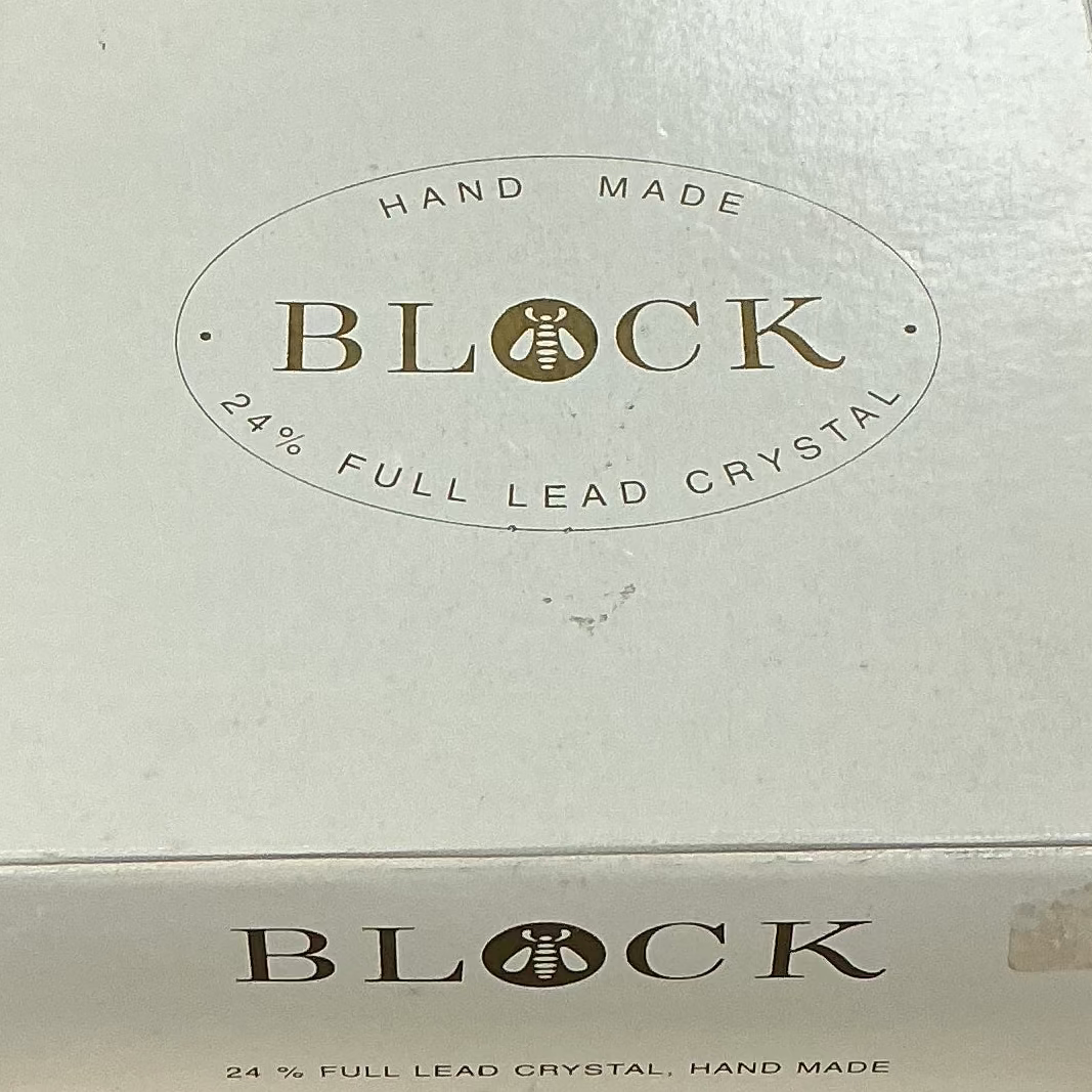 24% BLOCK Full Lead Crystal Bowl