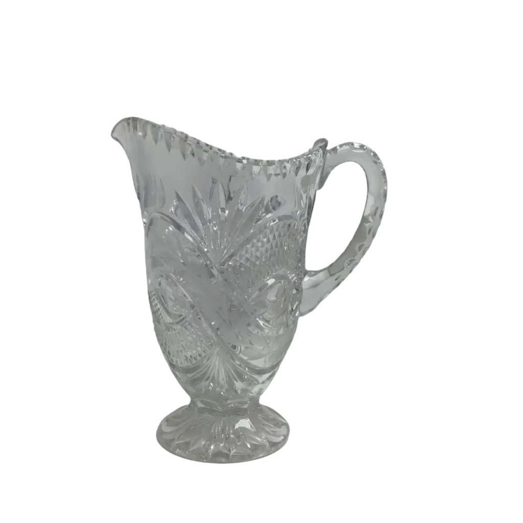 Hofbauer Byrdes Collection Lead Crystal Pitcher