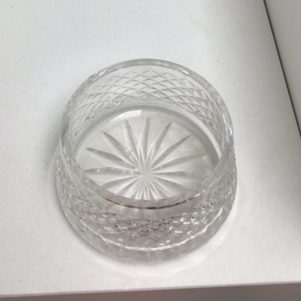Waterford Alana Cut Crystal Open Sugar Bowl