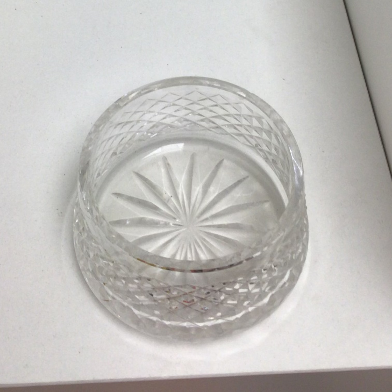 Waterford Alana Cut Crystal Open Sugar Bowl