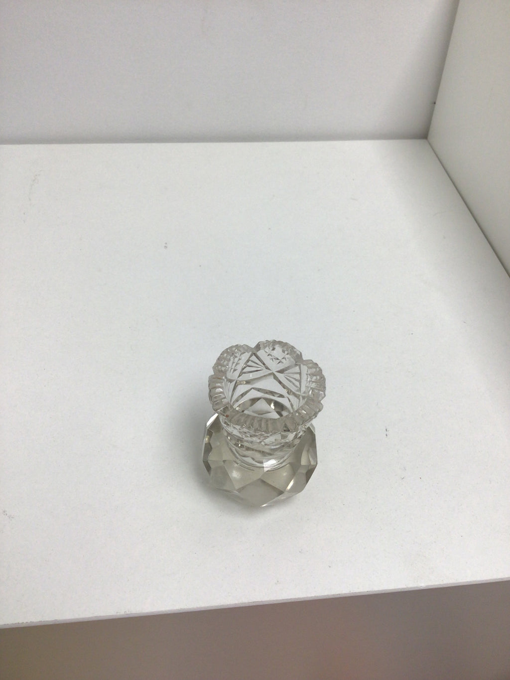 American Brilliant Cut Glass Toothpick Holder