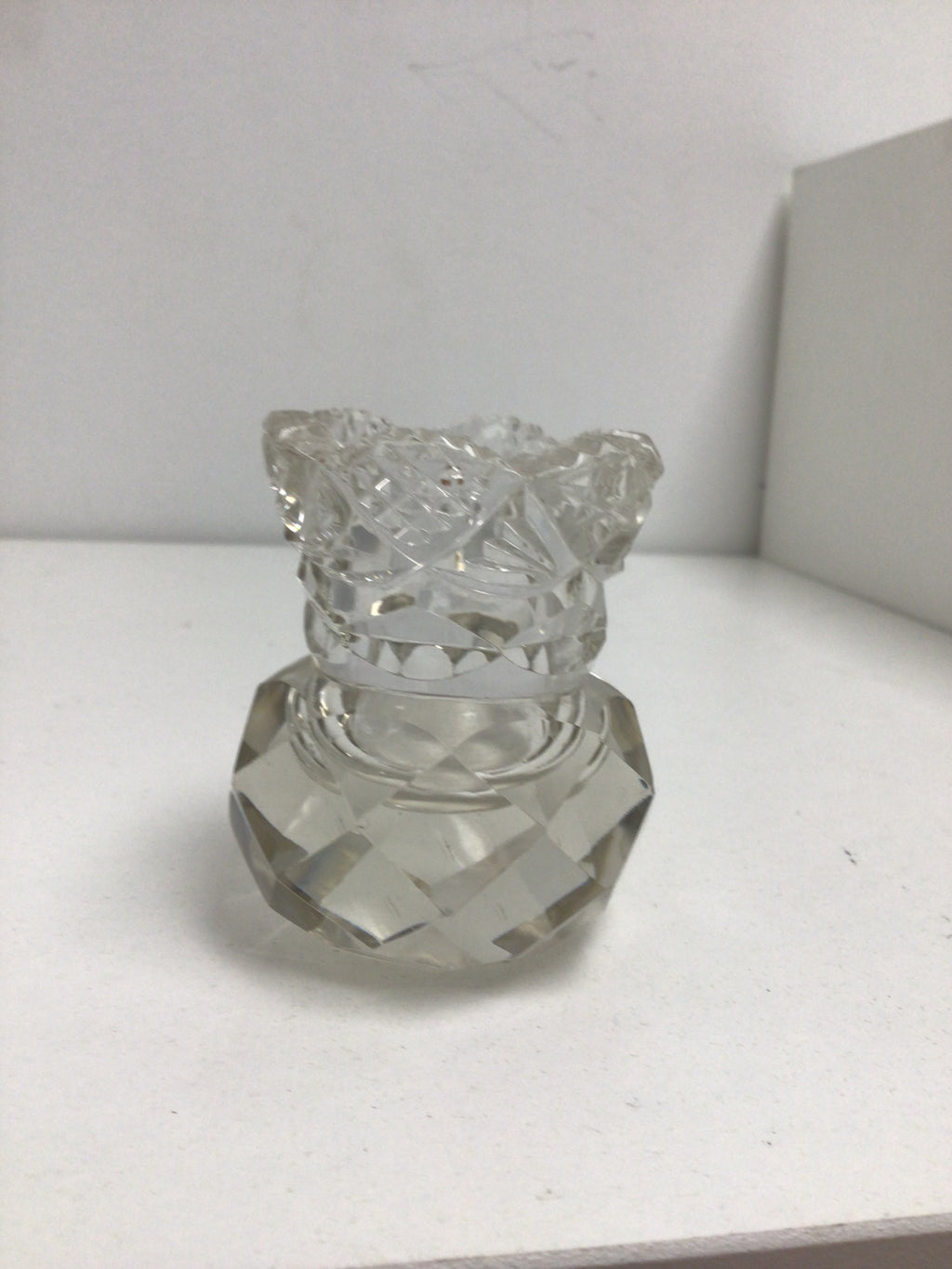 American Brilliant Cut Glass Toothpick Holder