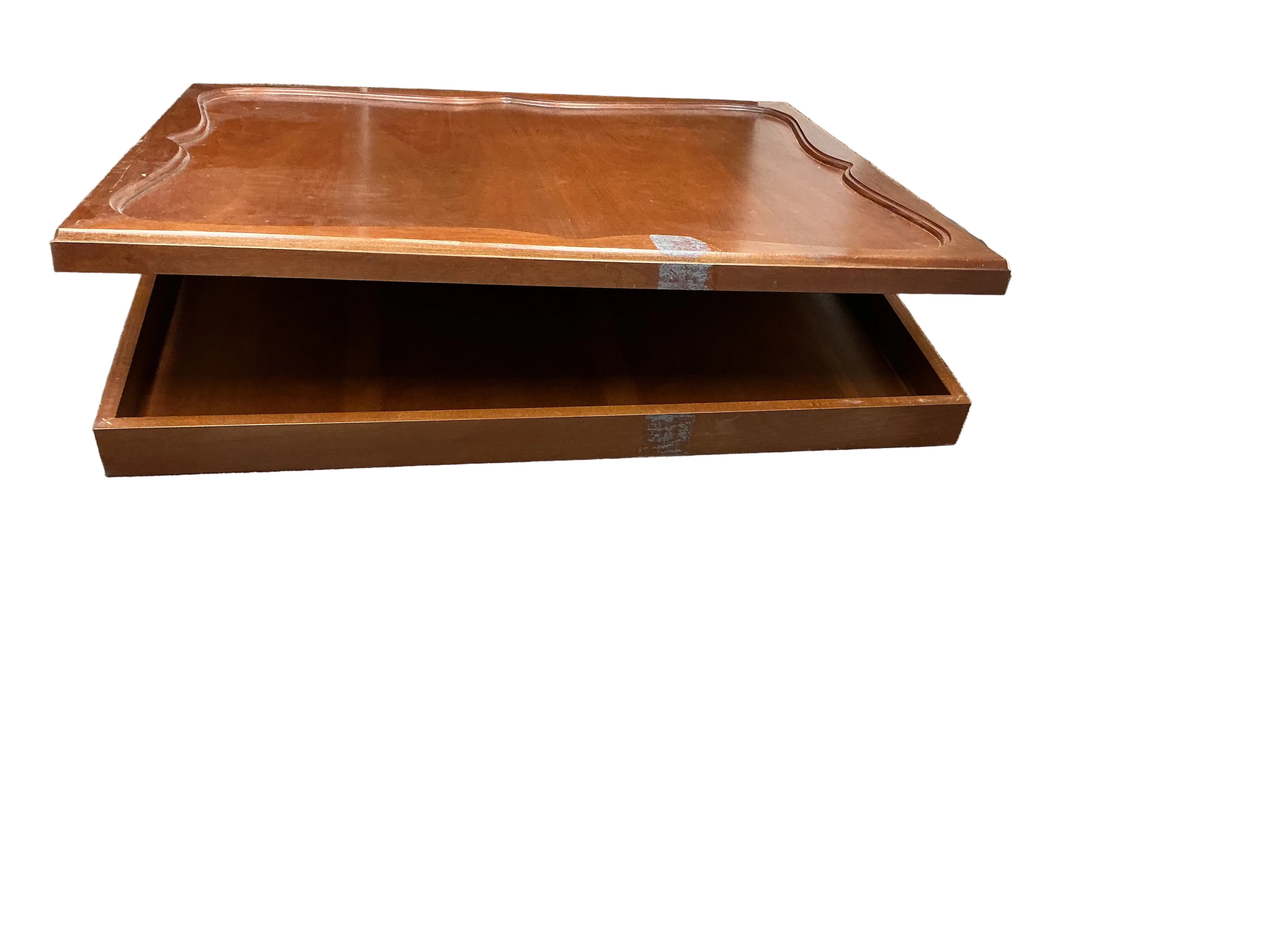 Antique French Cherry Wood Folio Case