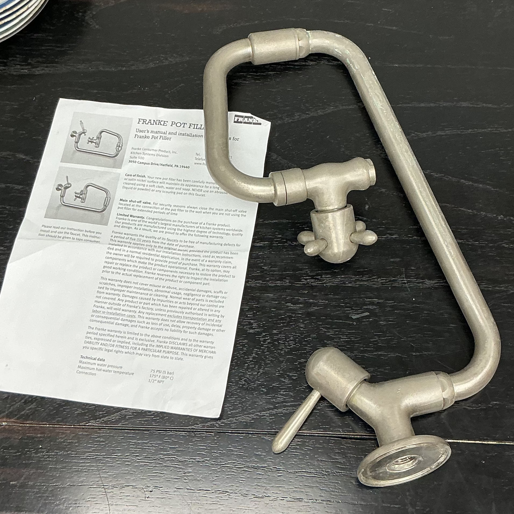 Franke Pot Filler with Double Cross Handles