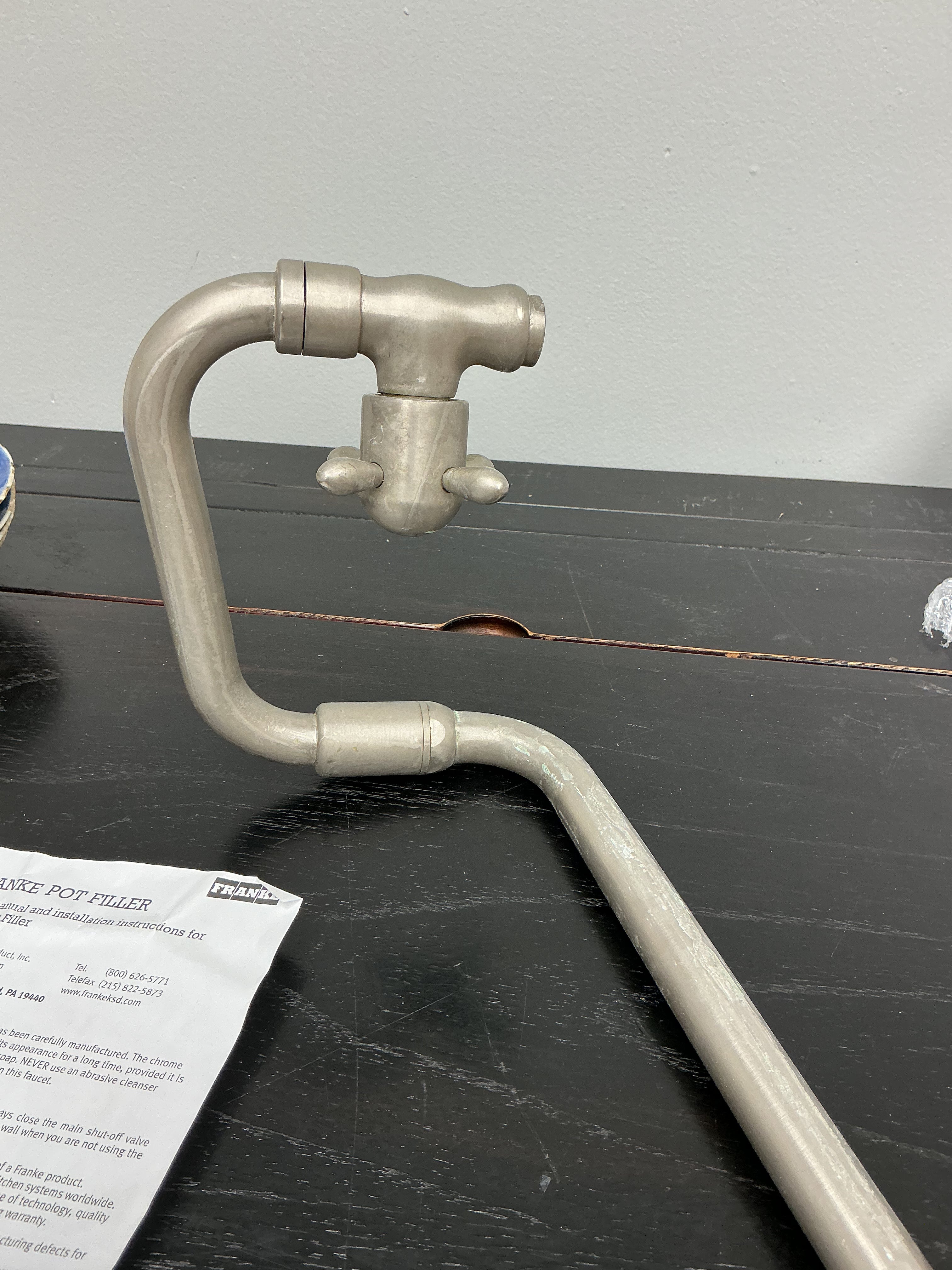 Franke Pot Filler with Double Cross Handles