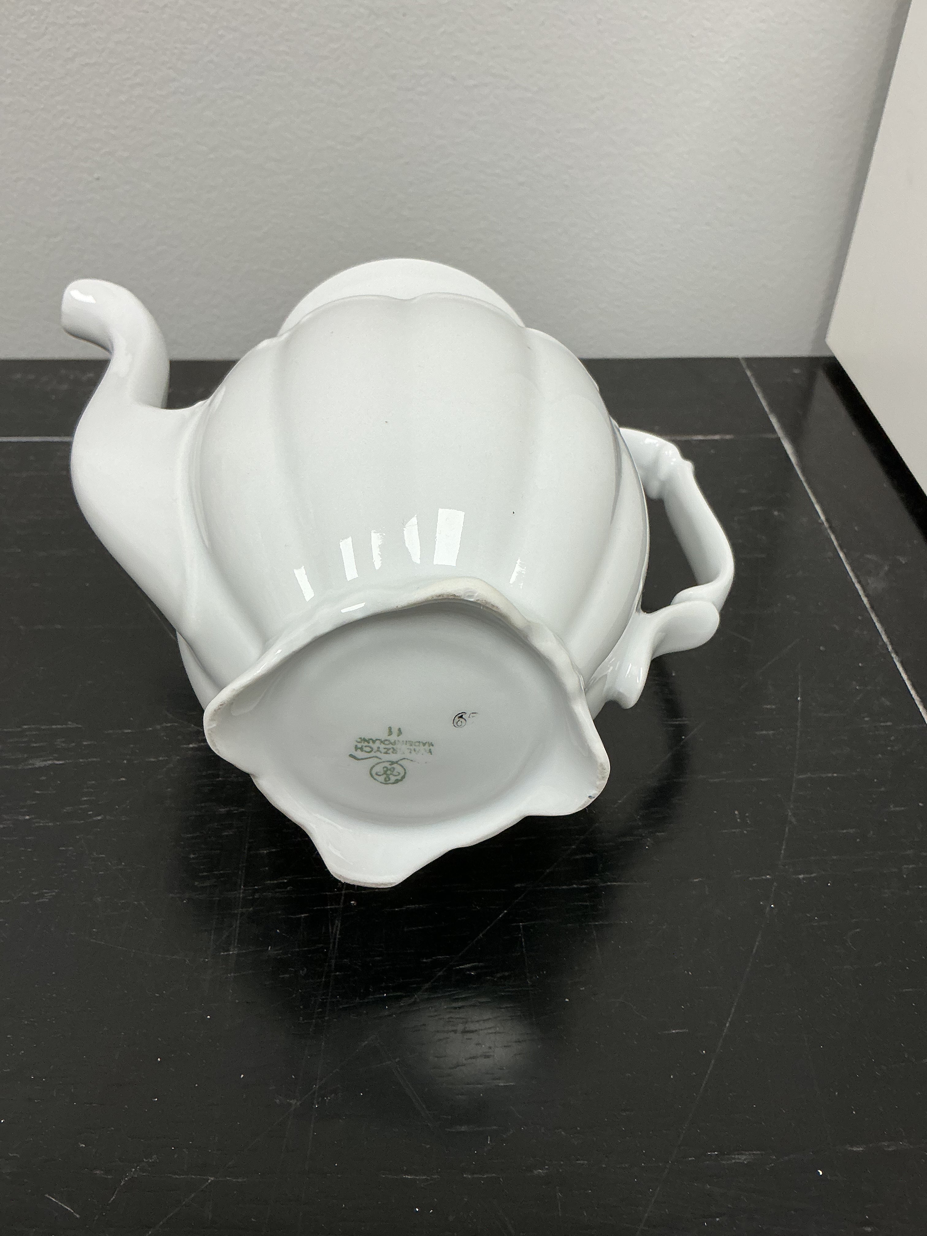 Wazorych Made in Poland Porcelain Cup, Saucer, and Teapot Set
