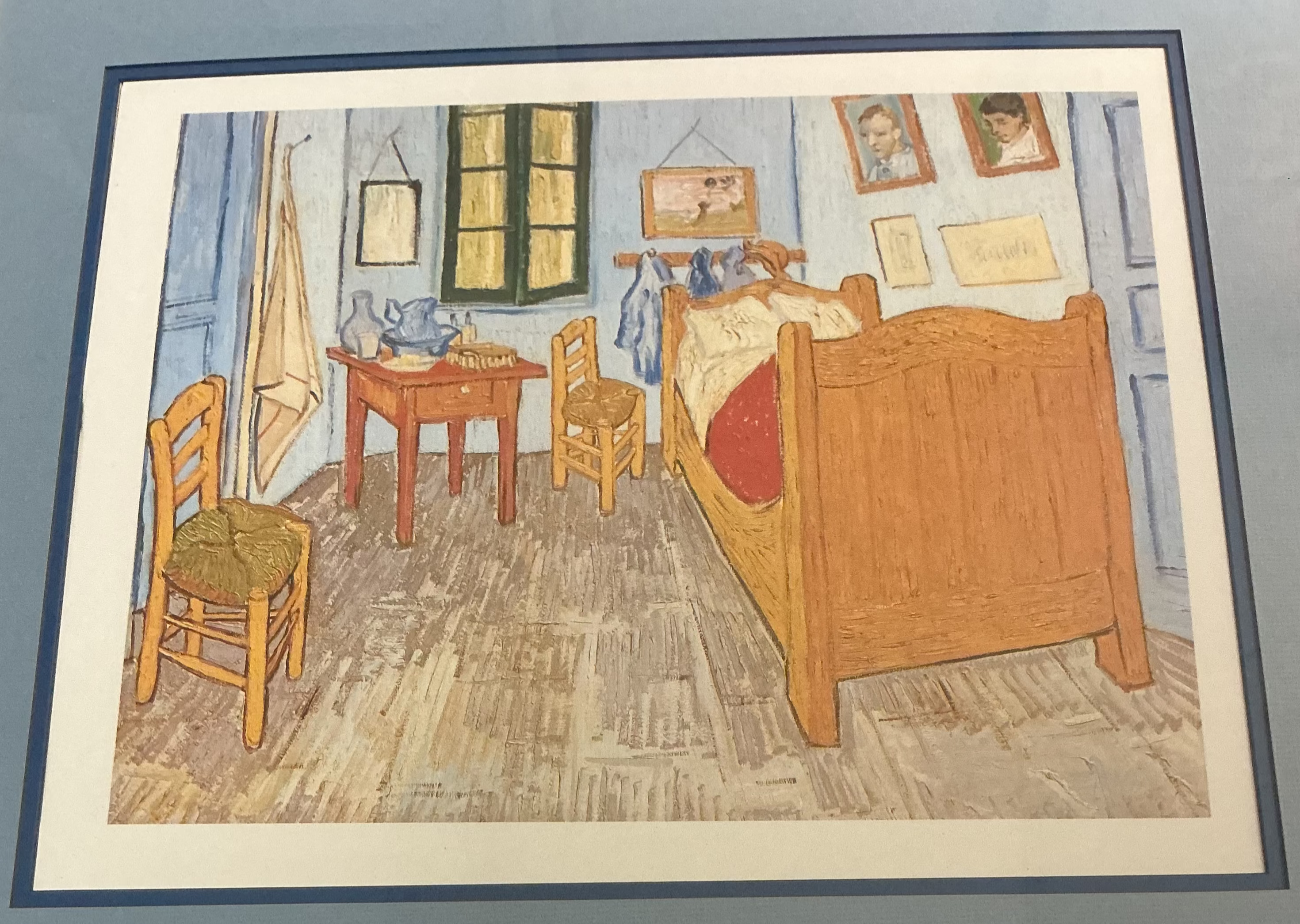 Framed Print of Van Gogh's Bedroom in Arles