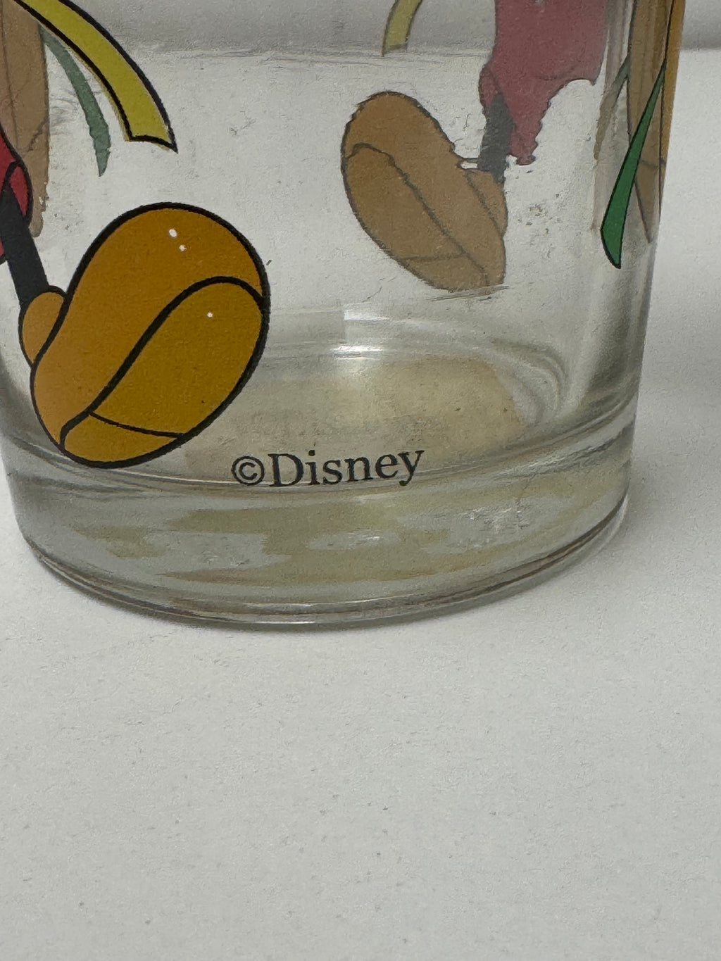 Vintage Disney Mickey Mouse Birthday Celebration Glasses - Set of 3