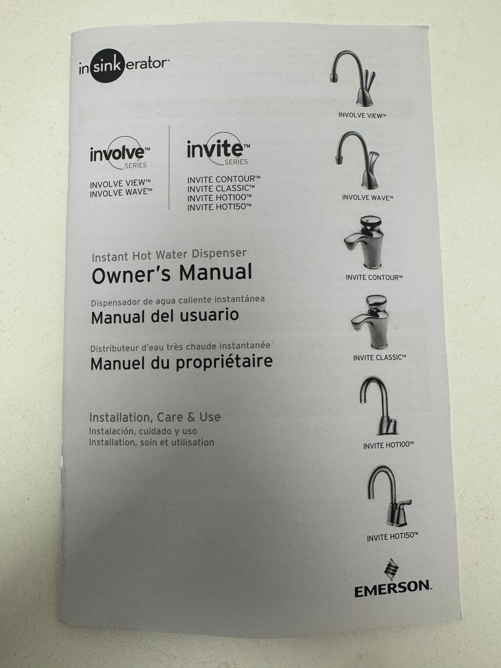 Franke InSinkErator H-Contour Instant Hot Water Dispenser - 44668/44805