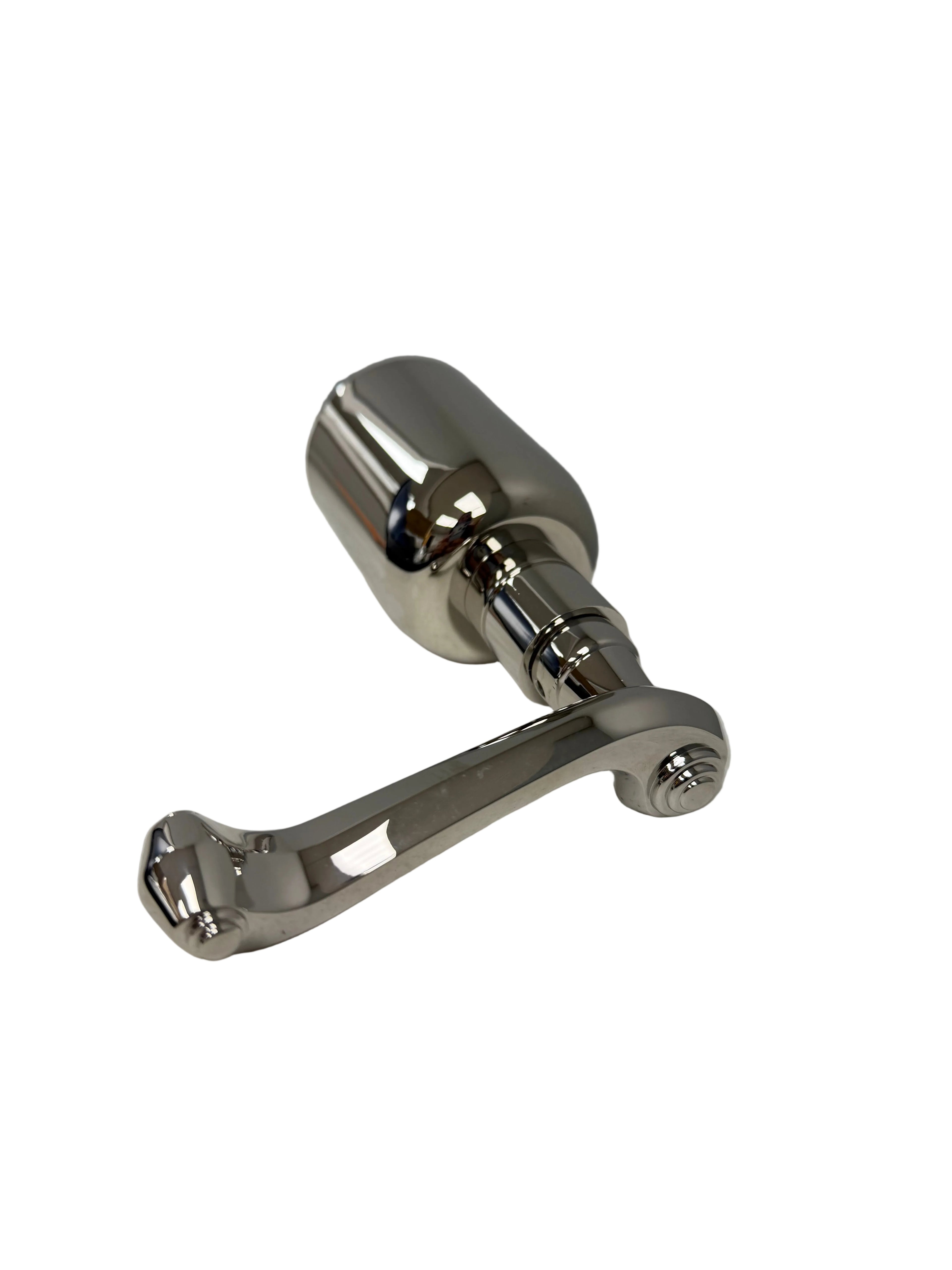 Jado Curved Lever Pressure Balance Tub/Shower Valve Trim | Platinum Nickel (853547.150)
